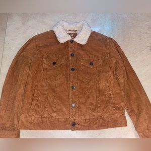 *GAP KIDS* Boys Sherpa-Lined Corduroy Icon Jacket CLASSIC sz XL (12)